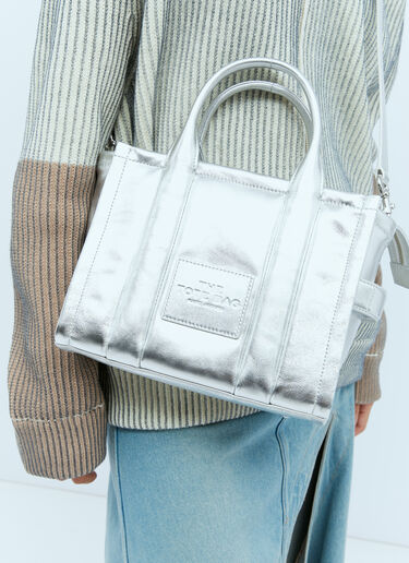 Marc Jacobs Metallic Small Tote Bag Silver mcj0254006
