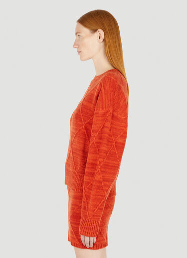 Wynn Hamlyn Mosaic Sweater Orange wyh0249004