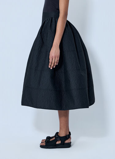 Cecilie Bahnsen CBdaphne Skirt Stria Matelasse Black cec0264005