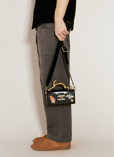 Lanvin x Future Pins Leather Handbag Black lvf0157017