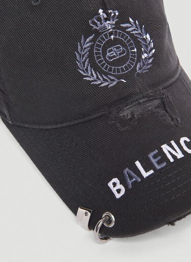 Balenciaga Destroy Piercing Cap Black bal0245101