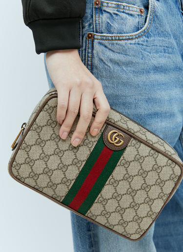 Gucci Savoy 洗漱包 棕色 guc0255171
