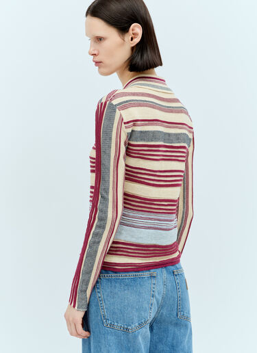 Bottega Veneta Striped Knit Sweater Multicolour bov0257014