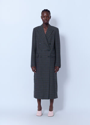 Dries Van Noten Double Breasted Rarrysta Coat Dark Grey dvn0265001
