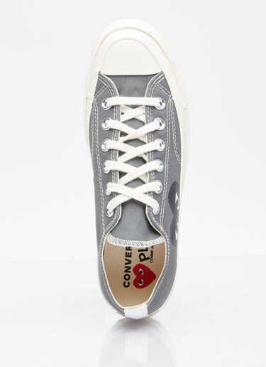 Comme des Garçons PLAY x Converse Big Heart Chuck 70 Sneakers Grey cpc0355001