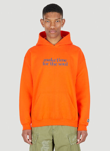 Liberaiders Make Time Hooded Sweatshirt Orange lib0148004