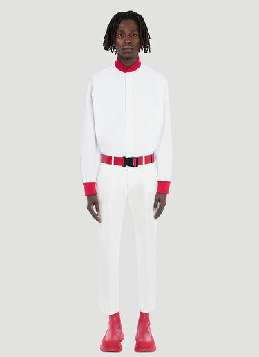 Straight-Leg Pants Alexander McQueen Straight-Leg Pants White amq0146008