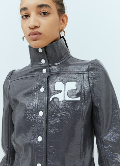 Courrèges 비닐 Re-Edition 재킷 블랙 cou0254014