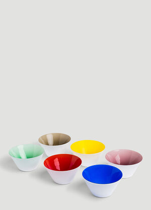 NasonMoretti Set of Six Lidia Bowls Red wps0644531