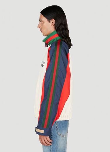 Gucci 인터로킹 G 컬러 블록 트랙 재킷 화이트 guc0153041