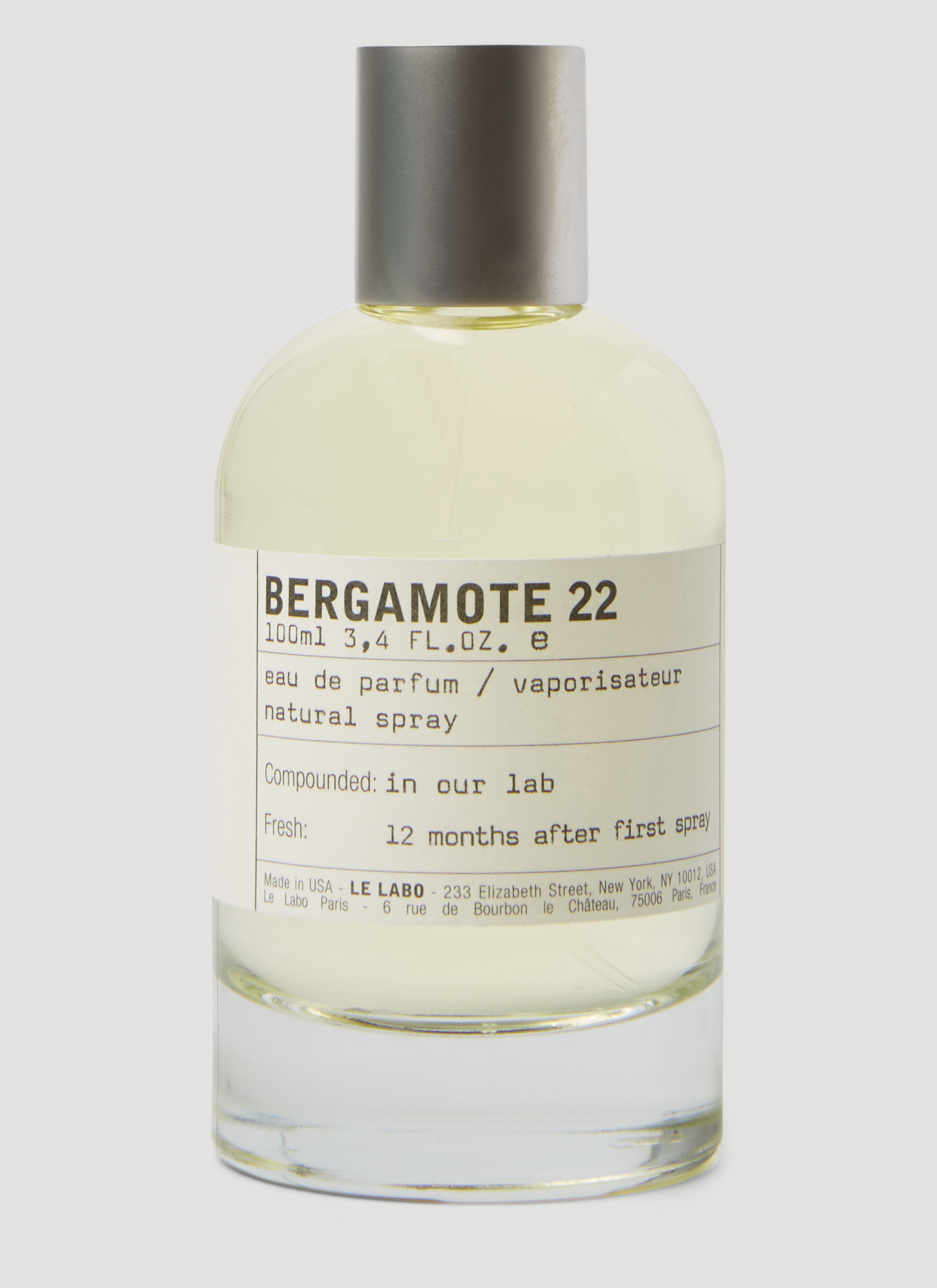 Le Labo Bergamote 22 香水 透明 lla0348014