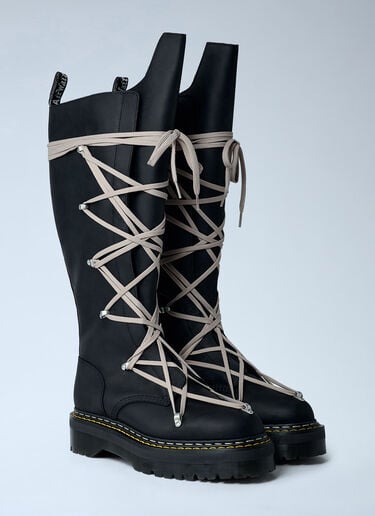 1B60 Quad Sole Pentalace Boots Rick Owens x Dr. Martens 1B60 Quad Sole Pentalace Boots Black rod0162003
