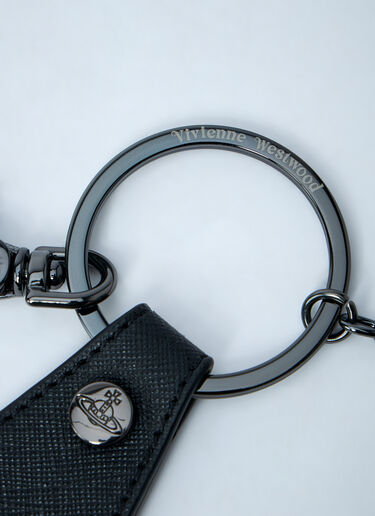 Vivienne Westwood 3D Orb Keyring Black vvw0161014