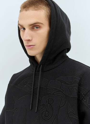 Burberry EKD Hooded Sweatshirt Black bur0158006