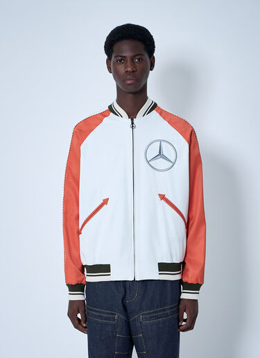 Moncler x Mercedes-Benz by Nigo Satet 飞行员夹克 橙色 mmn0160003