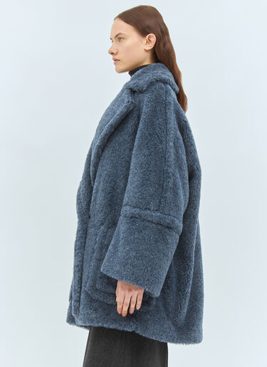 Max Mara Teddy Bear Icon Coat Blue max0258004