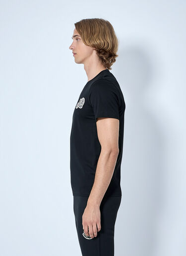 Moncler Logo Motif Cotton T-Shirt Black mon0165019