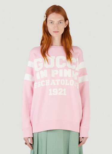 Gucci 25 Gucci Eschatology Sweatshirt Pink guc0245057
