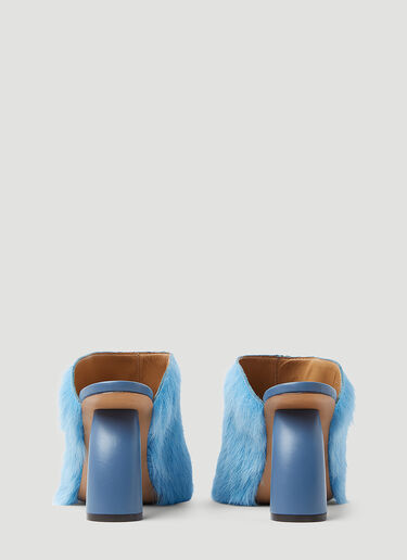 Ponyhair Mules Dries Van Noten Ponyhair Mules Blue dvn0253012