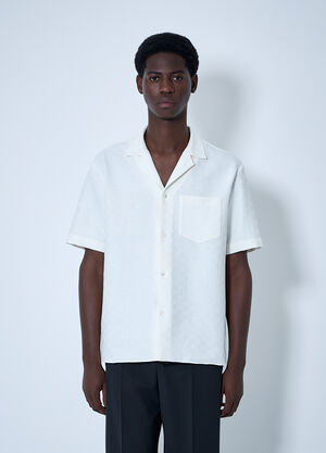 Gucci Linen-Blend Shirt White guc0159049