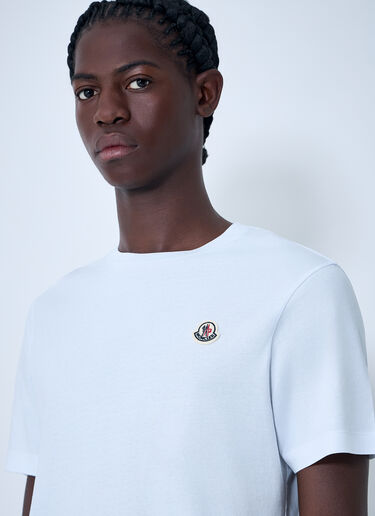 Moncler Logo Motif T-Shirt White mon0163037