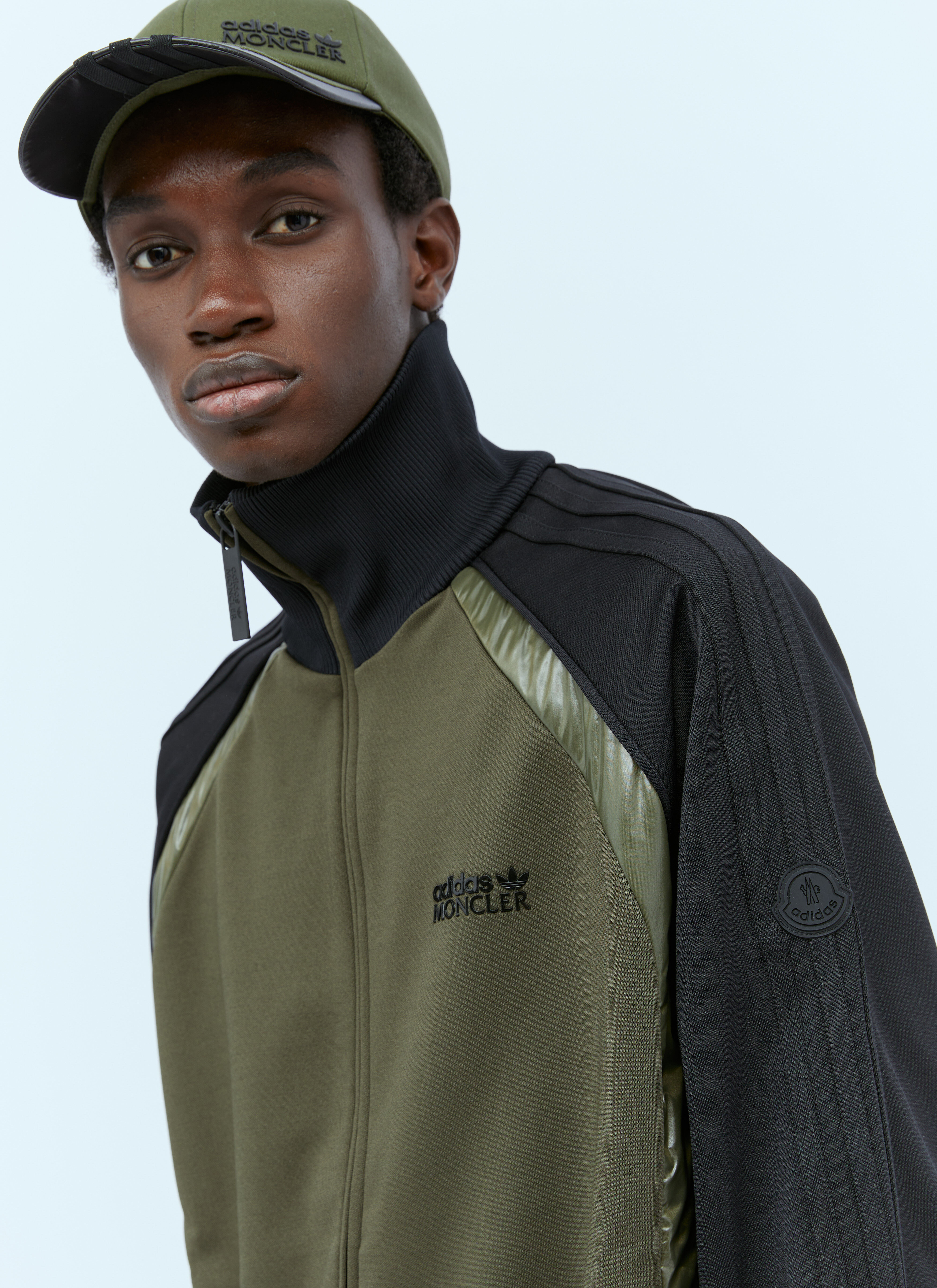 Moncler x adidas Originals Men's' Logo Applique Zip Up Cardigan in