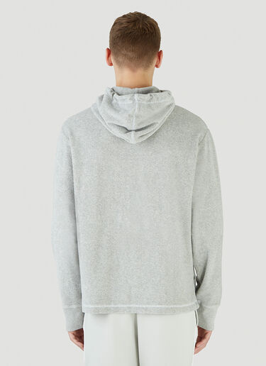 Helmut Lang Contrast Hooded Sweatshirt Grey hlm0145004