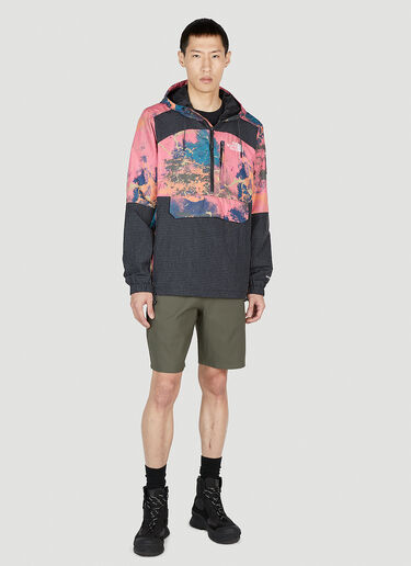 Convin Distort-Print Anorak Jacket The North Face Convin Distort-Print Anorak Jacket Pink tnf0152048