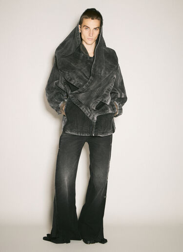 Y/Project Velcro Denim Jacket Black ypr0358003