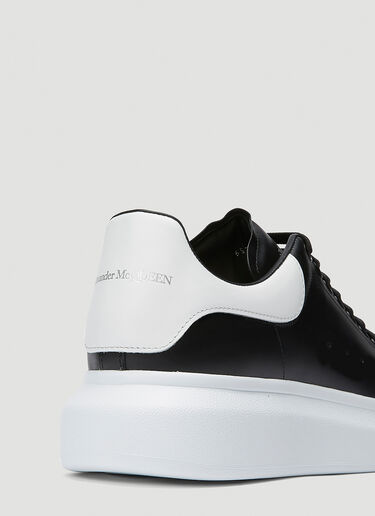 Alexander McQueen 皮革运动鞋 黑 amq0144013