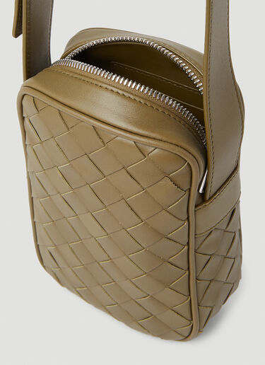 Bottega Veneta イントレチャートスマホポーチ ブラウン bov0153040