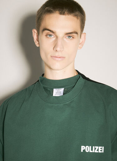 Vetements Polizei / Securite Double T-Shirt Green vet0158003