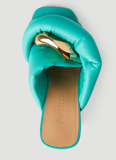 JW Anderson 트위스트 체인 힐 샌들 블루 jwa0247033