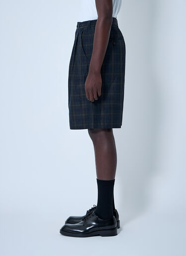 Comme des Garçons Homme Check Shorts Navy cdh0160005