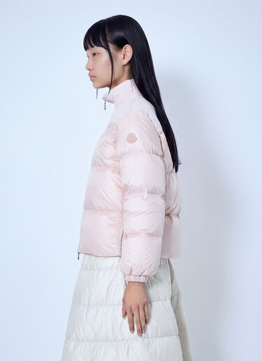 LN-CC® - Moncler: Meditation Short Down Jacket - Pink Moncler Meditation Short Down Jacket Pink mon0266021