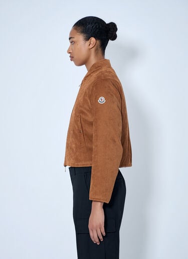 LN-CC® - Moncler: Blageon Corduroy Reversible Down Jacket - Brown Moncler Blageon Corduroy Reversible Down Jacket Brown mon0265061