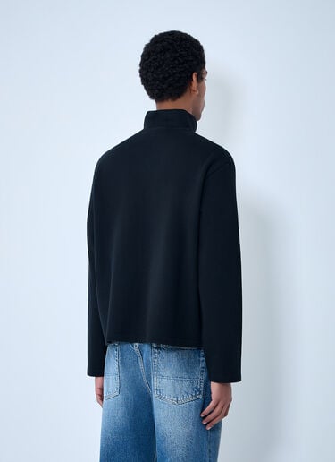 Our Legacy High-Neck Zip-Up Jacket Black our0164001