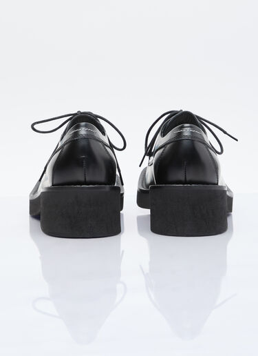 MM6 Maison Margiela Split Toe Lace-Up Shoes Black mmm0155013