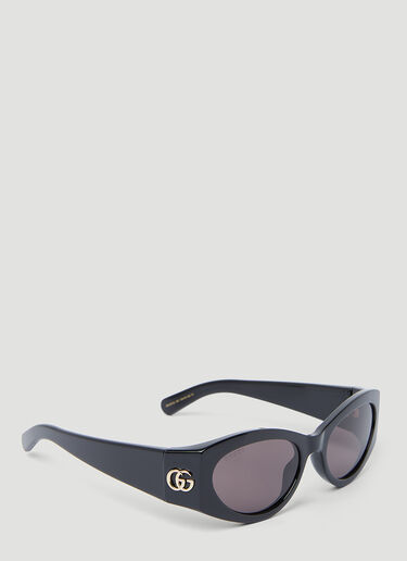 Gucci GG Cat Eye Sunglasses Black gus0254001