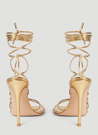 Gianvito Rossi Sylvie High Heel Sandals Gold gia0252005