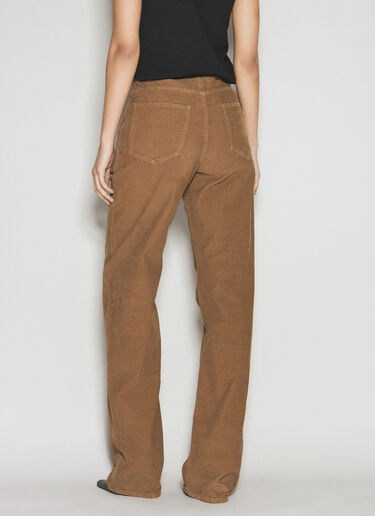 Saint Laurent Long Baggy Jeans Brown sla0255011