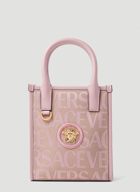 Versace Allover Mini Tote Bag Black vrs0249016