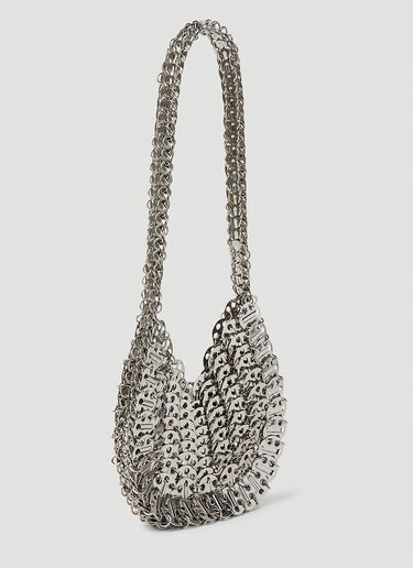 Rabanne 1969 Moon Shoulder Bag Silver pac0252031