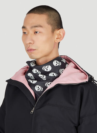 Biker Skull Scarf Alexander McQueen Biker Skull Scarf Black amq0147074