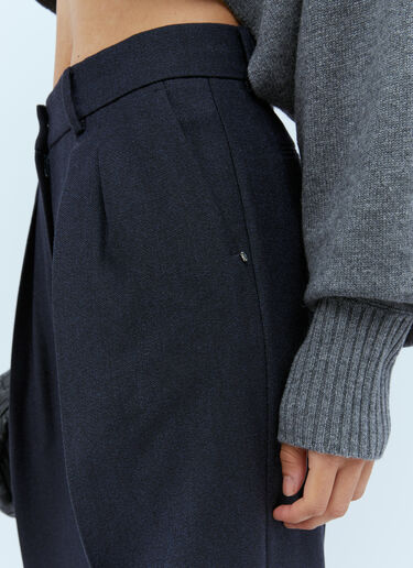 Sportmax 울 테일러드 팬츠 블루 spx0254006