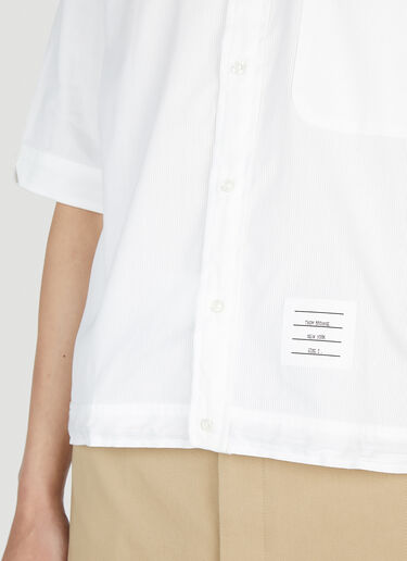 Thom Browne Logo Patch Shirt White thb0152014