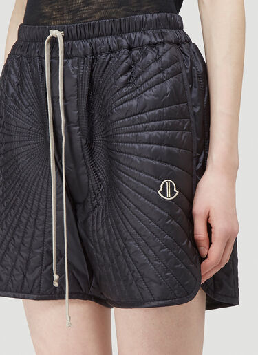 Moncler x Rick Owens Drawstring Shorts Black mro0242012