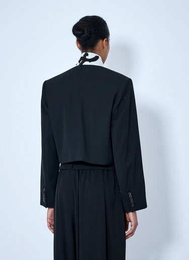 Dries Van Noten 보세아 울 개버딘 블레이저 검정 dvn0264031