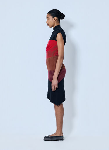 Kiko Kostadinov Lemoyne Knitted Dress Red kko0264007