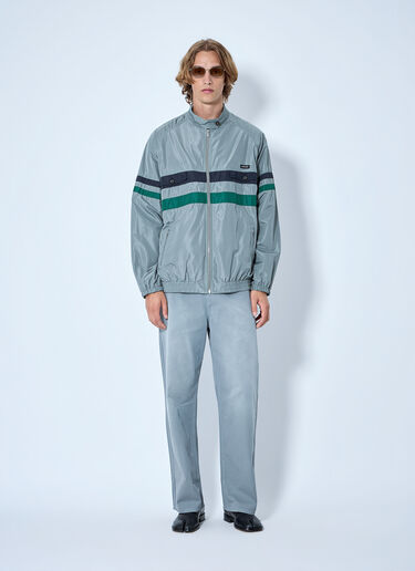 LN-CC® - Miu Miu: Technical Silk Blouson Jacket - Light Blue Miu Miu Technical Silk Blouson Jacket Light Blue miu0165002